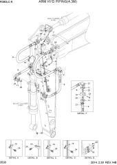 ARM HYDRAULIC PIPING(4.3M, SUPER LONG)