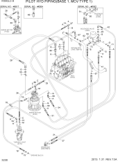 PILOT HYD PIPING(BASE 1, MCV TYPE 1)