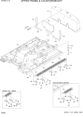 UPPER FRAME & COUNTERWEIGHT