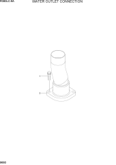 WATER OUTLET CONNECTION