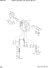 MAIN CONTROL VALVE(2/4, #0118-)