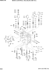 MAIN CONTROL VALVE(3/4, #0118-)