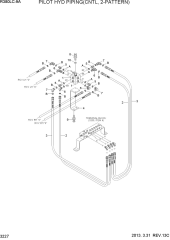 PILOT HYD PIPING(CNTL, 2-PATTERN)