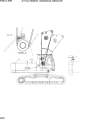 ATTACHMENT WARNING SENSOR