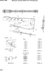 MIDDLE & END ARM HYD PIPING(2/2)
