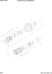 UPPER ROLLER(#0003-)