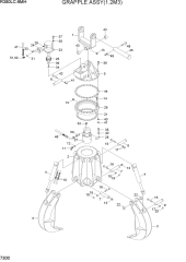 GRAPPLE ASSY(1.2M3)