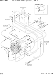 PILOT HYD PIPING(BASE 2, T/CAB, STD)