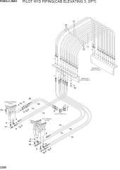 PILOT HYD PIPING(CAB ELEVATING 3, OPT)