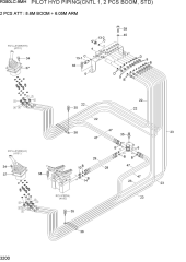 PILOT HYD PIPING(CNTL 1, 2 PCS ATT, STD)