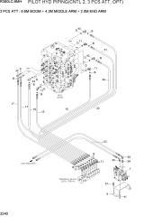 PILOT HYD PIPING(CNTL 2, 3 PCS ATT, OPT)