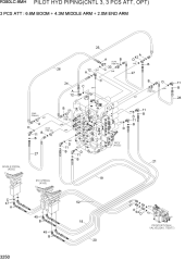 PILOT HYD PIPING(CNTL 3, 3 PCS ATT, OPT)