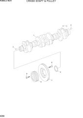CRANK SHAFT & PULLEY