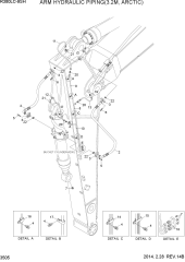 ARM HYDRAULIC PIPING(3.2M, ARCTIC))