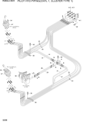 PILOT HYD PIPING(CNTL 1, CLUSTER TYPE 1)