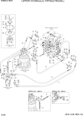 UPPER HYDRAULIC PIPING(TRAVEL)