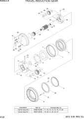 TRAVEL REDUCTION GEAR