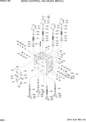 MAIN CONTROL VALVE(4/4, #0010-)