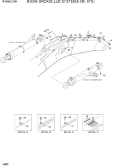 BOOM GREASE LUB SYSTEM(6.5M, STD)