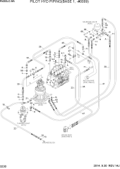 PILOT HYD PIPING(BASE 1, -#0009)