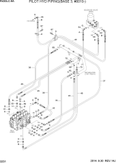 PILOT HYD PIPING(BASE 3, #0010-)