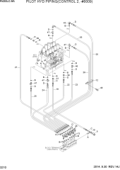 PILOT HYD PIPING(CONTROL 2, -#0009)