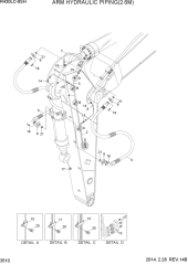 ARM HYDRAULIC PIPING(2.6M)