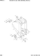 BUCKET(1.00M3 SAE HEAPED, #1472-)