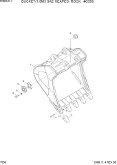 BUCKET(1.8M3 SAE HEAPED, ROCK, -#0330)