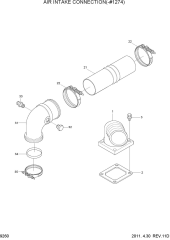 AIR INTAKE CONNECTION(-#1274)