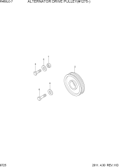 ALTERNATOR DRIVE PULLEY(#1275-)