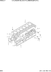 CYLINDER BLOCK PLUBMING(#1275-)