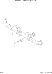EXHAUST MANIFOLD(-#1274)