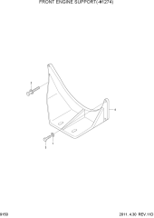 FRONT ENGINE SUPPORT(-#1274)