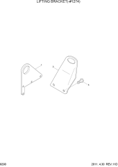 LIFTING BRACKET(-#1274)
