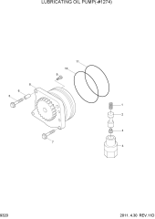 LUBRICATING OIL PUMP(-#1274)
