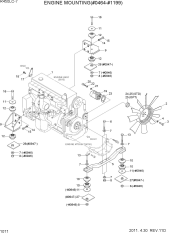 ENGINE MOUNTING(#0464-#1199)