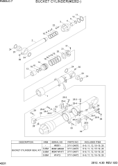 BUCKET CYLINDER(#0262-)