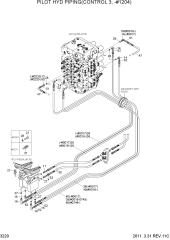 PILOT HYD PIPING(CONTROL 3, -#1204)