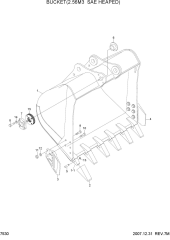 BUCKET(2.56M3 SAE HEAPED)