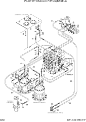 PILOT HYDRAULIC PIPING(BASE 4)