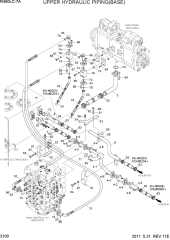UPPER HYDRAULIC PIPING(BASE)