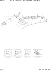 BOOM GREASE LUB SYS(6.55M, S/SHORT)