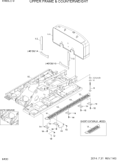 UPPER FRAME & COUNTERWEIGHT