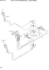 PILOT HYD PIPING(CNTL, 2-PATTERN)