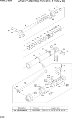 ARM CYLINDER(2 PCS STD, 3 PCS MID)