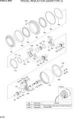 TRAVEL REDUCTION GEAR(TYPE 2)