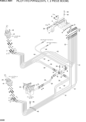 PILOT HYD PIPING(CNTL 1, 2 PIECE BOOM)