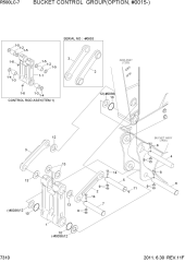 BUCKET CONTROL GROUP(OPTION, #0015-)