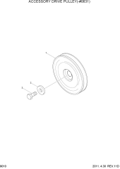 ACCESSORY DRIVE PULLEY(-#0631)